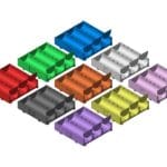 0. cover slotted trays